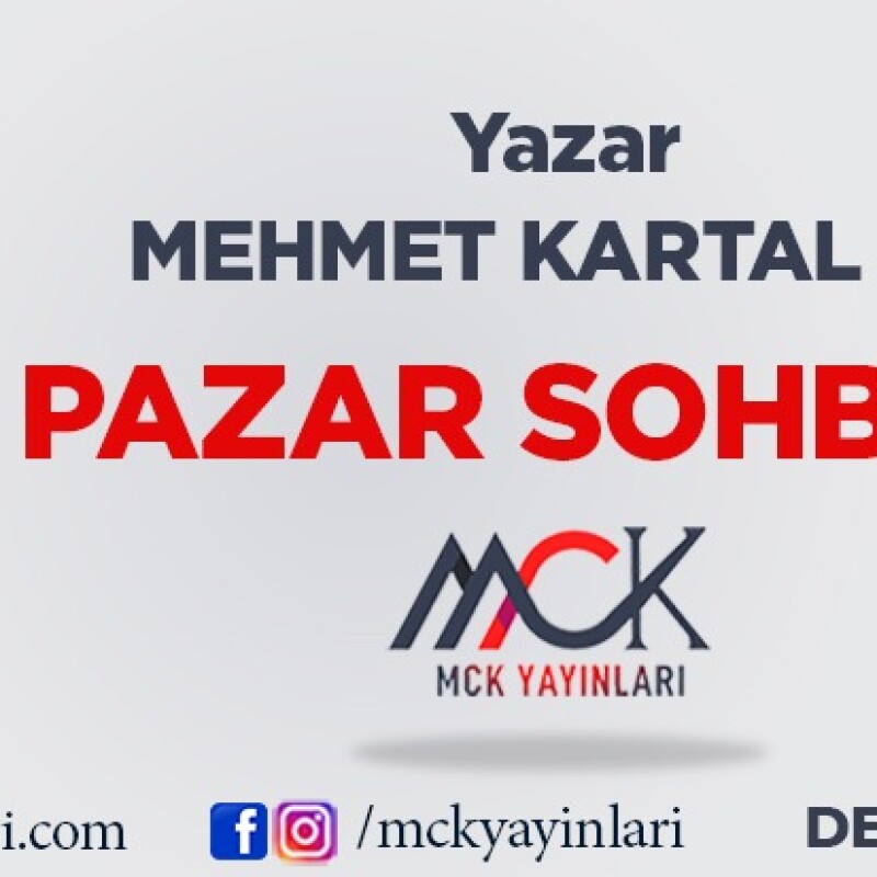 Pazar Sohbetinin bu haftaki konuğu Yazar Mehmet Kartal idi.